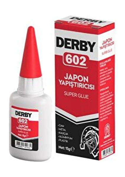 602 Japon Yapıştırıcı 15 g Yerli Üretim Cam, Metal, Kauçuk, Alüminyum ve Plastik için fiyatları