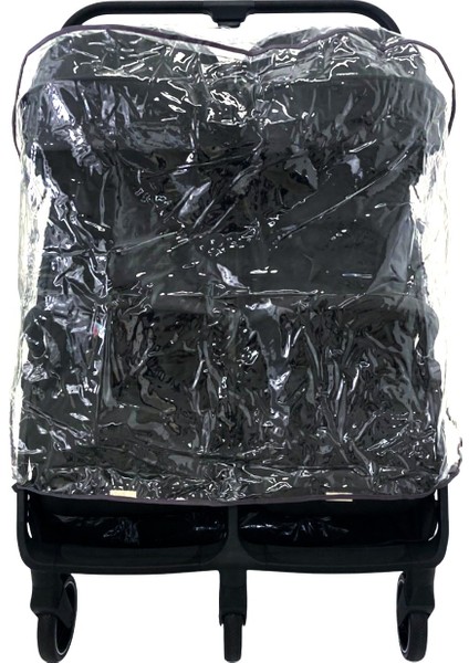 Ikiz Bebek Arabası Yağmurluğu