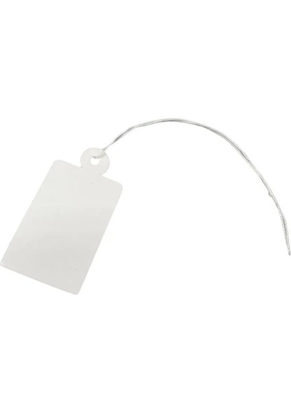 Büyük Boy Beyaz Renk 3-2cm 80 Adet Karton Ipli Etiketi fiyatları