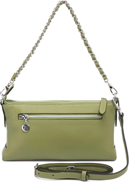 Yeşil Hakiki Deri Kadın Omuz Çantası - S25K1BC79149-G8Z modelleri