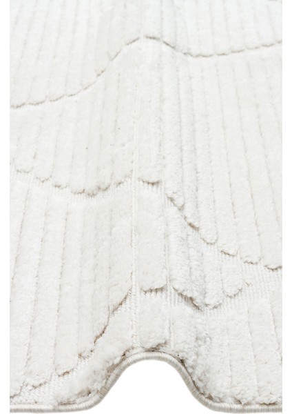 Terazzo TRZ 03 Beyaz - Hav Toz Vermez Etnik Desenli İskandinav Salon Halısı fiyatları