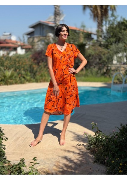 FT179116 Viskon Fethiye Elbise