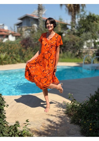 FT179116 Viskon Fethiye Elbise indirimleri