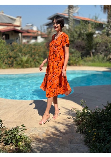 FT179116 Viskon Fethiye Elbise