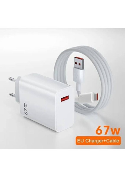 67W Redmi Note Poco Oppo Realme Vivo Tecno Şarj Aleti Type C 67W Ultra Hızlı fırsatları