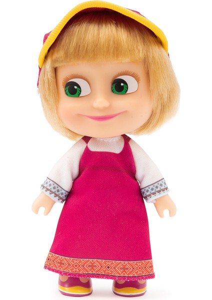 Masha & Koca Ayı S3 Masha 12 cm Kamp Kıyafetli
