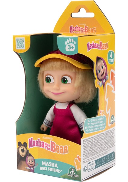 Masha & Koca Ayı S3 Masha 12 cm Kamp Kıyafetli modelleri