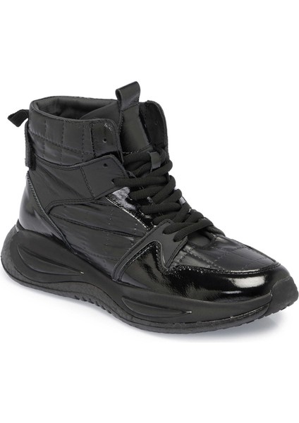 Siyah Deri-Tekstil Erkek Casual Bot - E23K1BT56376-K0N