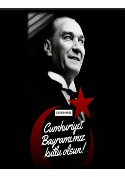 29 Ekim Cumhuriyet Bayramı, Kutlu Olsun, Okul Etkinlik, Fotoğraf Çekimi, Kumaş Arka Fon 150X200