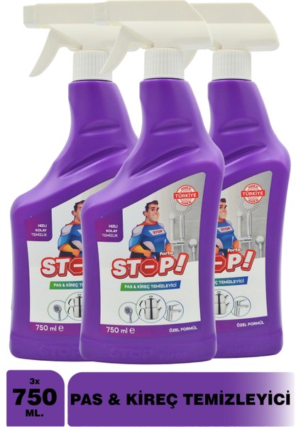 3'lü Pas&kireç Temizleyici 750 ml