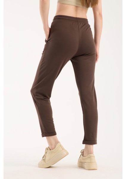 Kadın Bağcıklı Spor Tarz Dar Paça Pantolon – Rahat ve Modern Kesim 4001 indirimleri