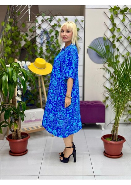 RM18107 Viskon Roma Elbise fiyatları