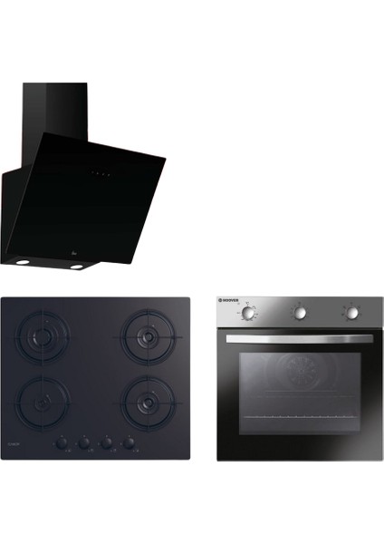 & Candy Nolita Ankastre Set (HDG6C1GBTK + CVW6BB + HON602X-TN)