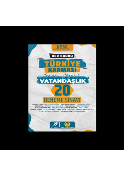 Dev Kadro Vatandaşlık 20 Deneme Sınavı