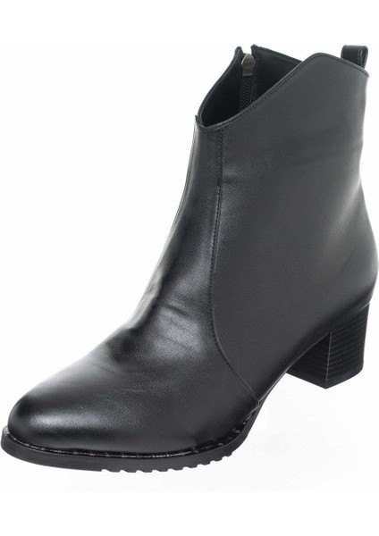 K976 Siyah Büyük Numara Kadın Botları