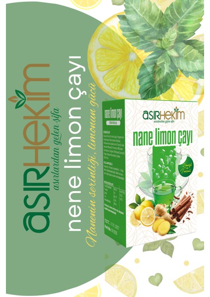 Nane Limon Zencefilli Çayı