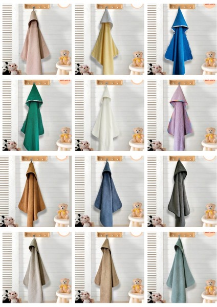 Outlet Ürün Pamuklu Kız-Erkek Yenidoğan-Bebek Banyo Havlu Kundak Düz/kahverengi fırsatları