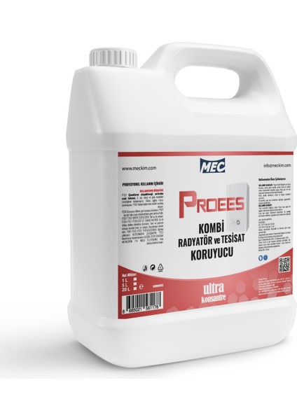Kombi Tesisat Koruyucu Kimyasal Proees 5 Litre | Petek Ve Tesisat Bakım Sıvısı fiyatları