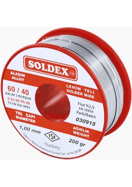 Lehim Teli 1mm 200GR SN60 - PB40