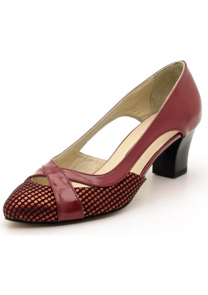 5389 Bordo Büyük Numara Kadın Ayakkabıları fırsatları