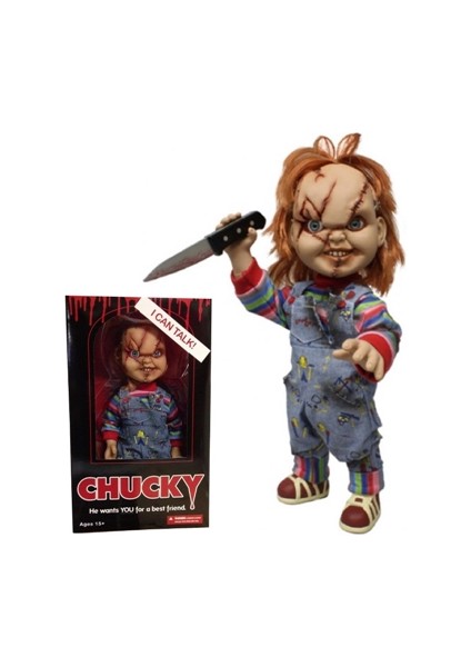 Child'S Play - Chucky Yaralıyüz Konuşan Aksiyon Figürü