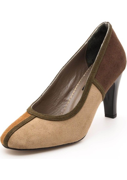 19536 Toprak Renkleri Büyük Numara Kadın Ayakkabısı indirimleri