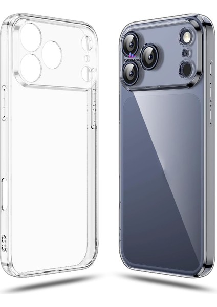 iPhone 17 Pro Max Uyumlu Kamera Korumalı Şeffaf Esnek Silikon Kılıf modelleri