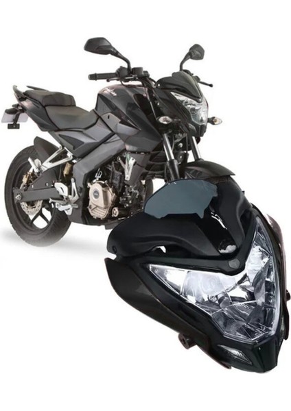 Bajaj Pulsar NS150 NS200 Ön Far Grenajlı LED ve Siperlik Camlı Tam Uyumlu Premium Kalite fırsatları