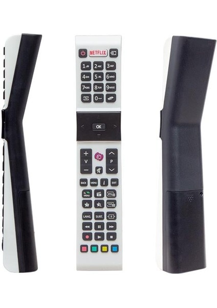 RCA49130 - Smart – Sanyo - Jvc Tuşlu Beyaz Yazısız LCD LED Tv Kumanda