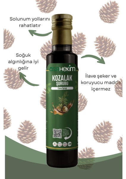Kozalak Şurubu 500ML fiyatları