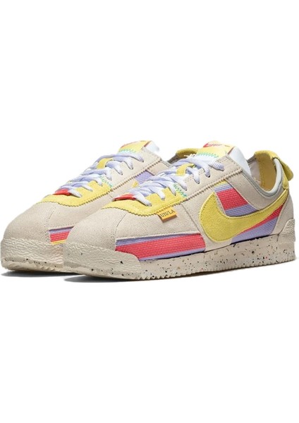 Cortez x Unian Sp Leather Unisex Sneaker Hakiki Deri Günlük Spor Ayakkabı Krem modelleri