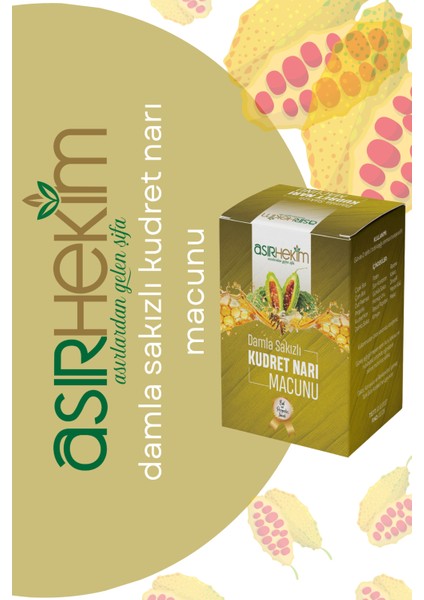 Kudret Narı Ballı damla sakızlı (230GR)