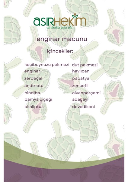 Doğal Enginar Macunu 230 gr modelleri