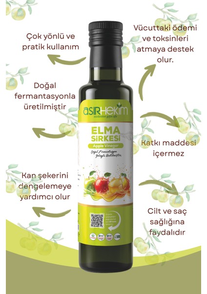 Elma Sirkesi Doğal Fermentasyon Natural 500 ml fiyatları