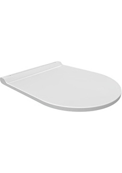 Rico Yavaş Kapanan Beyaz Klozet Kapağı 42,3x35,5 cm Banyo ve Tuvalet İçin