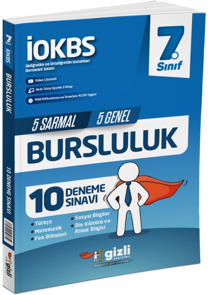 7. Sınıf LOKBS Bursluluk 10 Deneme Sınavı