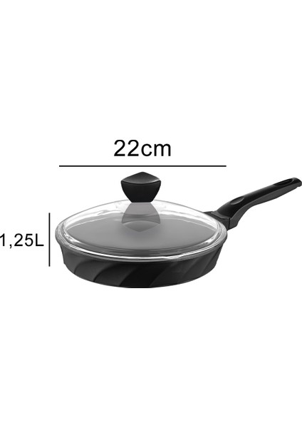 Vento Döküm Cam Kapaklı Tava 22X5 cm indirimleri