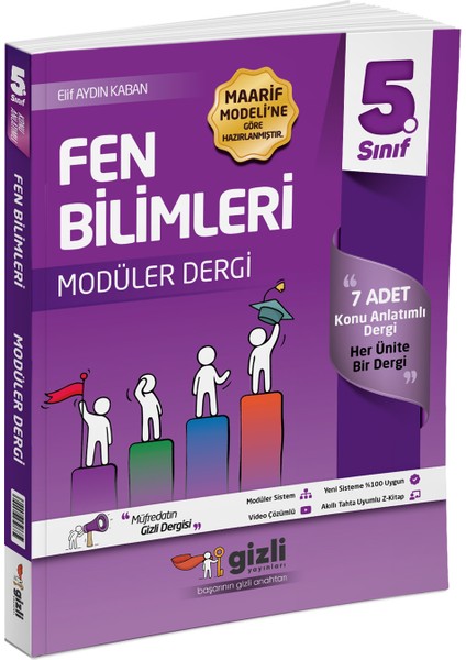 5. Sınıf Fen Bilimleri Müfredatın Gizli Dergisi Gizli Yayınları