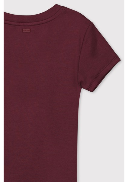 V Yaka Kısa Kol Üst