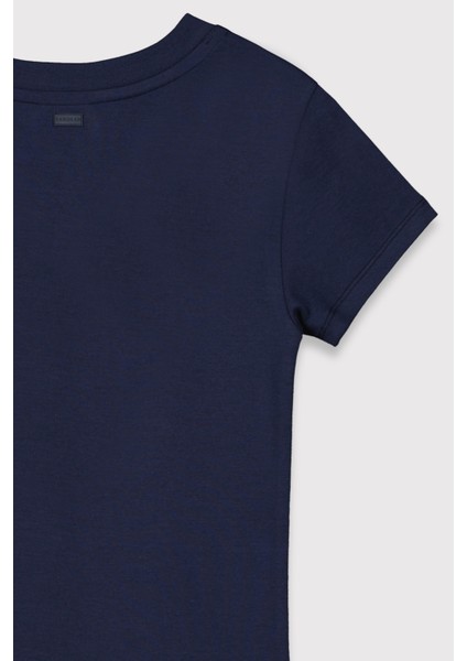 V Yaka Kısa Kol Üst