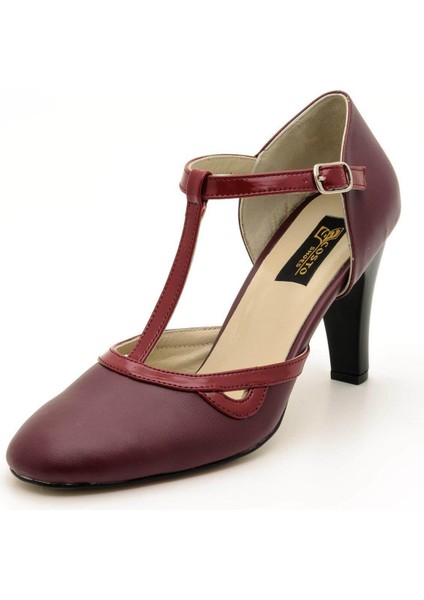 2017 Bordo Cilt Büyük Numara Kadın Ayakkabısı fırsatları