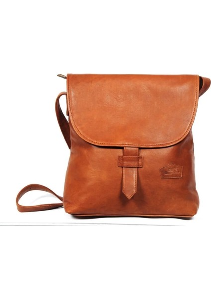 Brit Hakiki Deri Taba Askılı Çanta
