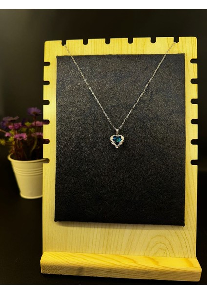 Okyanusun Kalbi Paslanmaz Çelik Kolye