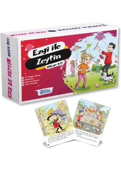Orka Çocuk 1. Sınıflar İçin Ezgi ile Zeytin Hikaye Seti 10 Kitap