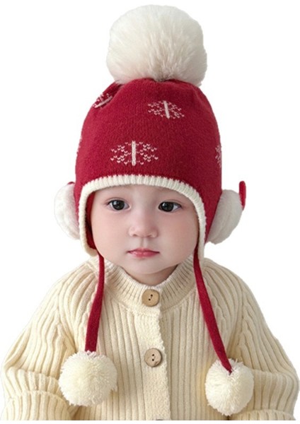 Bebek Şapkası Sonbahar ve Kış Sıcak Rüzgar Geçirmez Kulak (Yurt Dışından)