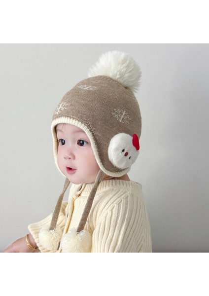Bebek Şapkası Sonbahar ve Kış Sıcak Rüzgar Geçirmez Kulak (Yurt Dışından)