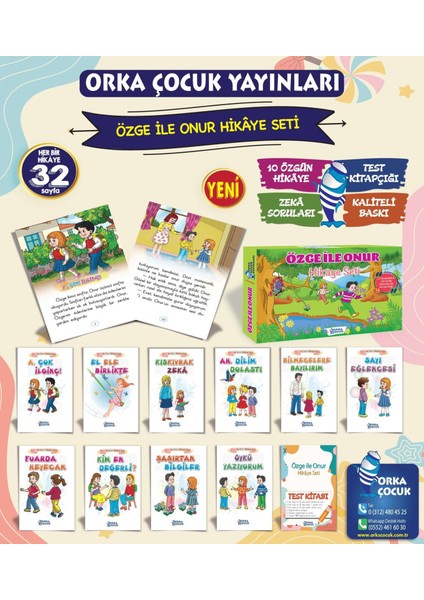 Özge ile Onur Hikaye Seti 10 Kitap fiyatları