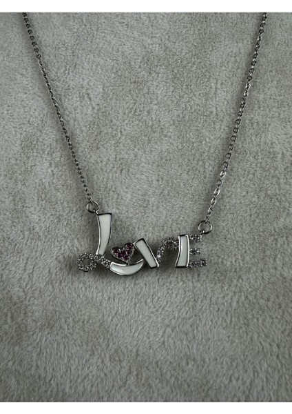 Love Yazılı Çelik Kolye fiyatları