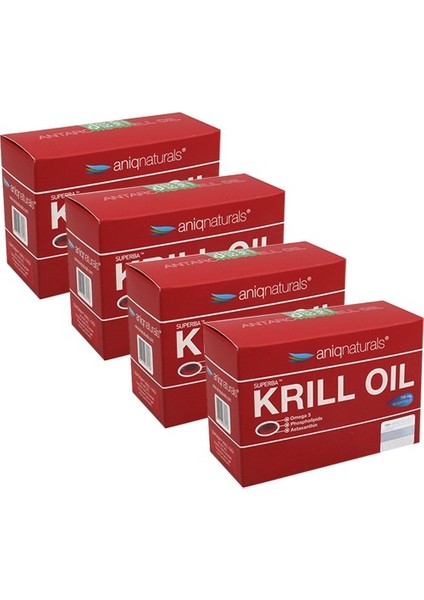Superba Krill Oil Yağı 730 Mg 60 Softgel 4 Kutu fiyatları