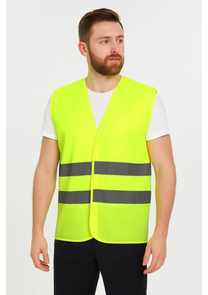Galanthus Hı-Vıs Yelek Fosforlu Reflektörlü Güvenlik Yeleği Iş Güvenliği fiyatları